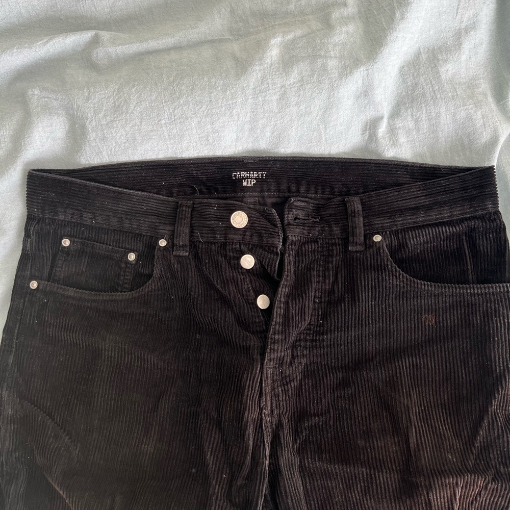 Carhartt WIP Dark Corduroy Trousers